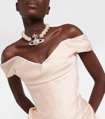 Bridal Nova Cora crêpe satin minidress | Vivienne Westwood