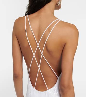 Maxikleid mit Pailletten | Rotate