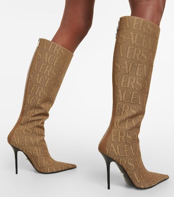 Botas altas Versace Allover | Versace