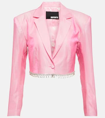 Verzierter Cropped-Blazer | Rotate