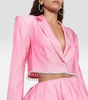 Verzierter Cropped-Blazer | Rotate