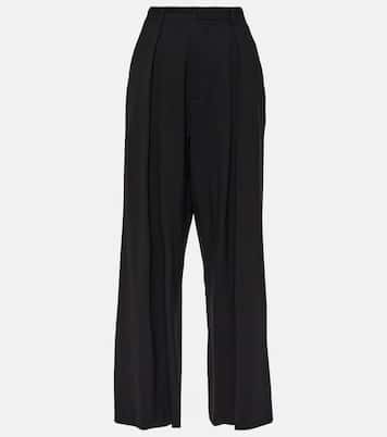 Pantalon ample en laine mélangée | Giuseppe di Morabito