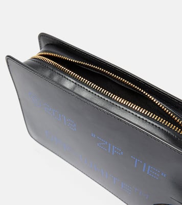Clutch Zip Tie Medium in pelle | Off-White