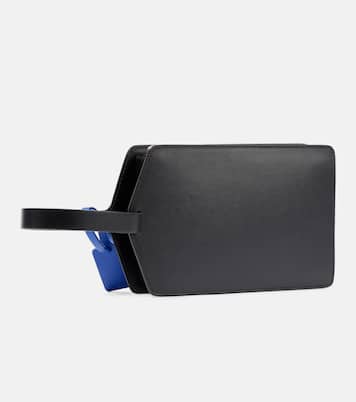 Clutch Zip Tie Medium in pelle | Off-White