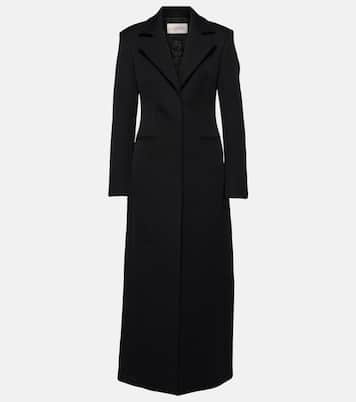 Single-breasted wool-blend coat | Valentino