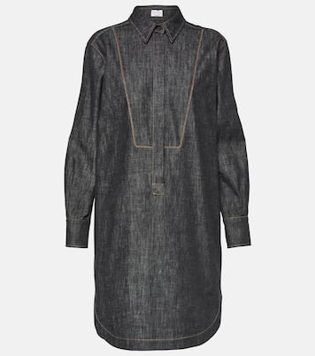 Abito chemisier di jeans | Brunello Cucinelli