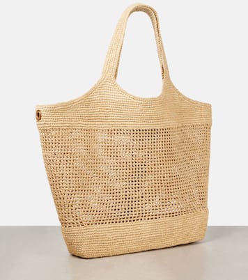 Cabas Icare en raphia | Saint Laurent