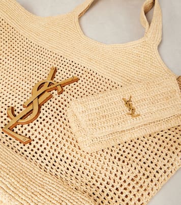 Cabas Icare en raphia | Saint Laurent