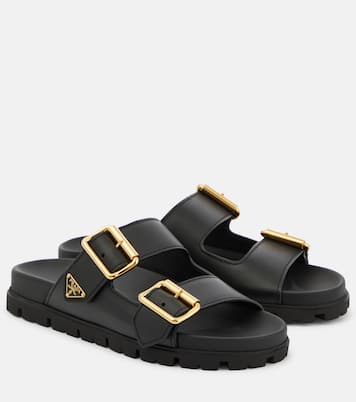 Sandalen aus Leder | Prada