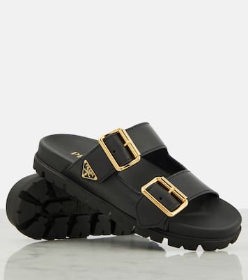 Sandalen aus Leder | Prada