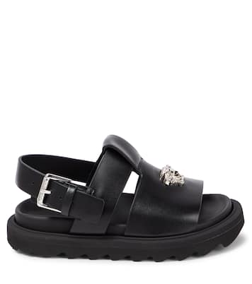 Sandalen La Medusa aus Leder | Versace Kids