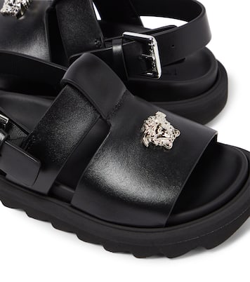 Sandalen La Medusa aus Leder | Versace Kids
