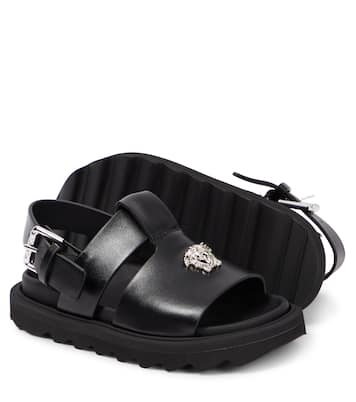 Sandalen La Medusa aus Leder | Versace Kids