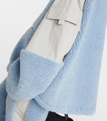 Colorblocked fleece-trimmed jacket  | JW Anderson