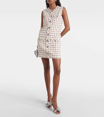 Laurel cotton-blend tweed minidress | Veronica Beard