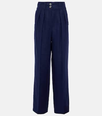 Weite Hose aus Leinen | Loro Piana