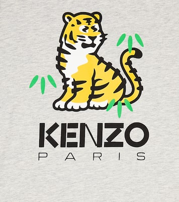 Bedrucktes Kleid aus Baumwoll-Jersey | Kenzo Kids