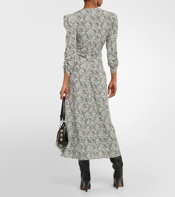 Abito midi Albiniga in misto seta | Isabel Marant