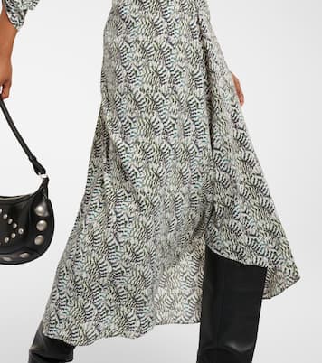Abito midi Albiniga in misto seta | Isabel Marant