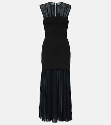 Vestido midi Niki de jersey translúcido | Proenza Schouler