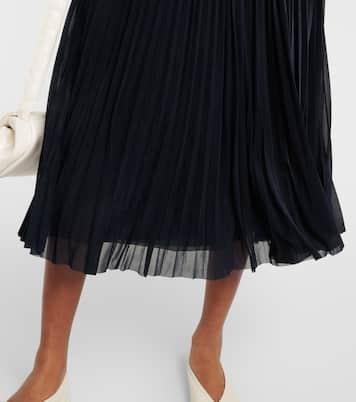 Vestido midi Niki de jersey translúcido | Proenza Schouler