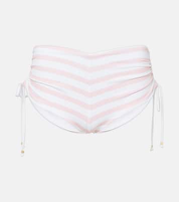 Shorts Stefani fruncidos a rayas | Bananhot