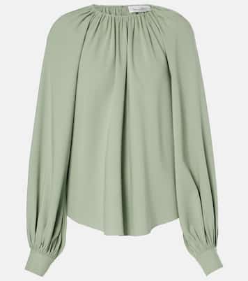 Bluse aus Georgette | Oscar de la Renta