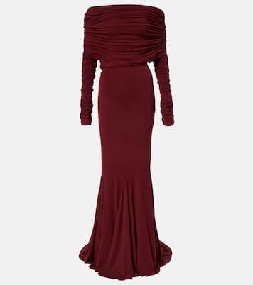 Bound off-shoulder gown | Entire Studios