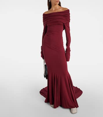Bound off-shoulder gown | Entire Studios