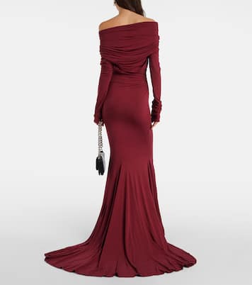 Bound off-shoulder gown | Entire Studios