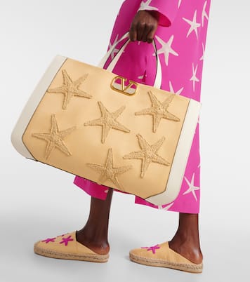 Tote VLogo Starfish Large mit Leder | Valentino Garavani