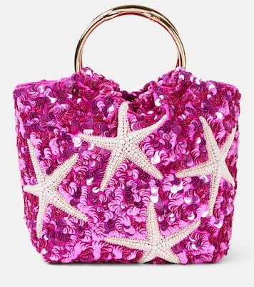 Sac VLogo Starfish Small à sequins | Valentino Garavani