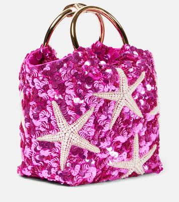Sac VLogo Starfish Small à sequins | Valentino Garavani