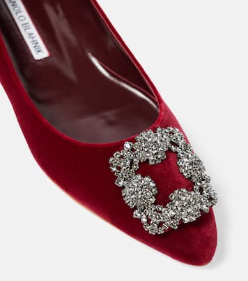Ballerine Hangisi in velluto | Manolo Blahnik