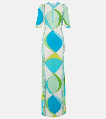 Robe longue imprimée | Pucci