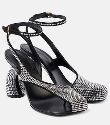 Pumps aus Leder mit Kristallen | Dries Van Noten