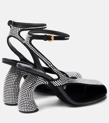 Pumps aus Leder mit Kristallen | Dries Van Noten