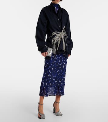 Pumps aus Leder mit Kristallen | Dries Van Noten
