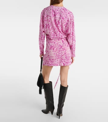 Habla draped silk-blend minidress | Isabel Marant