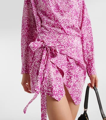 Habla draped silk-blend minidress | Isabel Marant