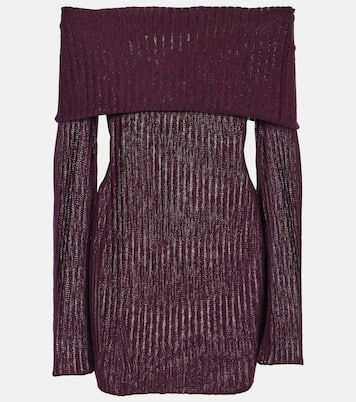 Vestido corto Sava de mezcla de lino | Aya Muse