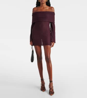 Vestido corto Sava de mezcla de lino | Aya Muse
