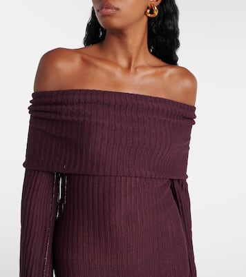 Vestido corto Sava de mezcla de lino | Aya Muse