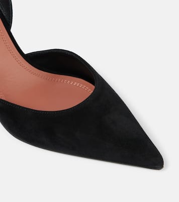 Slingback-Pumps Holli 70 aus Veloursleder | Amina Muaddi