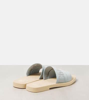 Mules brodées Woody à logo | Chloé