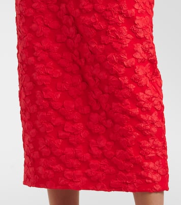 Robe midi en jacquard | Rotate