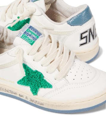 Zapatillas Ballistar de piel bordadas | Golden Goose Kids