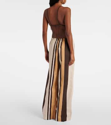 Pantaloni a gamba larga Savanna in cotone | SIR