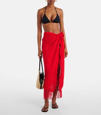 Thyri open-knit beach cover-up | Simkhai