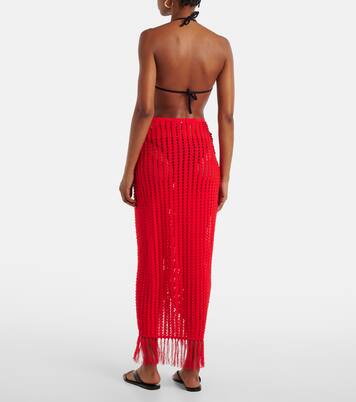Thyri open-knit beach cover-up | Simkhai